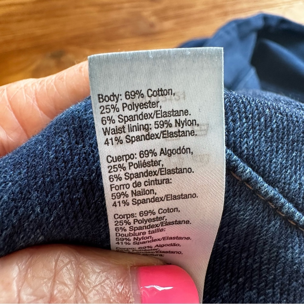 Spanx Womens Spandex Denim Jeans Soft Comfy Leggings Skinny No Buttons/Pockets M - Picture 6 of 8
